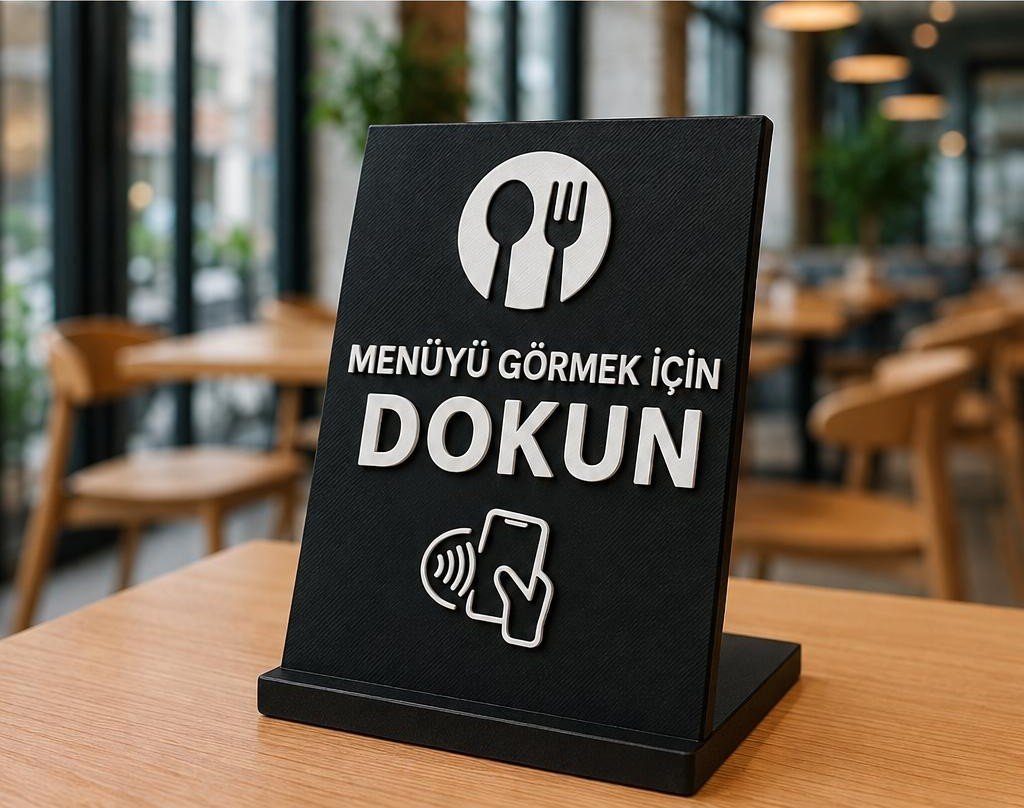 Menüyü Görmek İçin Dokun Stant